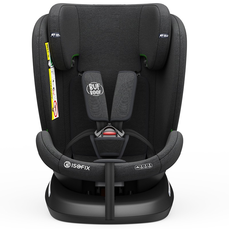 Scaun auto Tweety Plus Deluxe Buf Boof i-size rotativ 360 cu isofix 40-150 cm blackjeans - 2