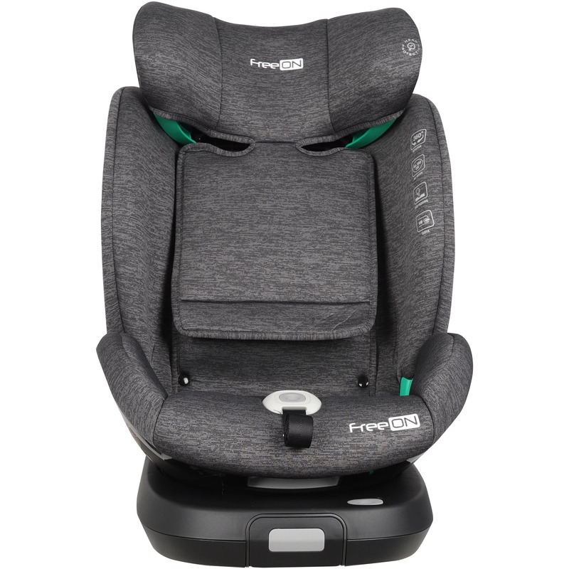 Scaun auto cu isofix FreeON Space rotire 360 grade i-Size 0-36 kg grey - 1