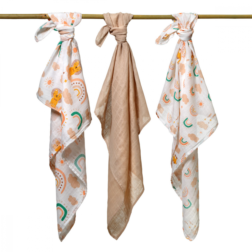 Scutece textile pentru bebelusi 3 buc BabyOno 08 - 6