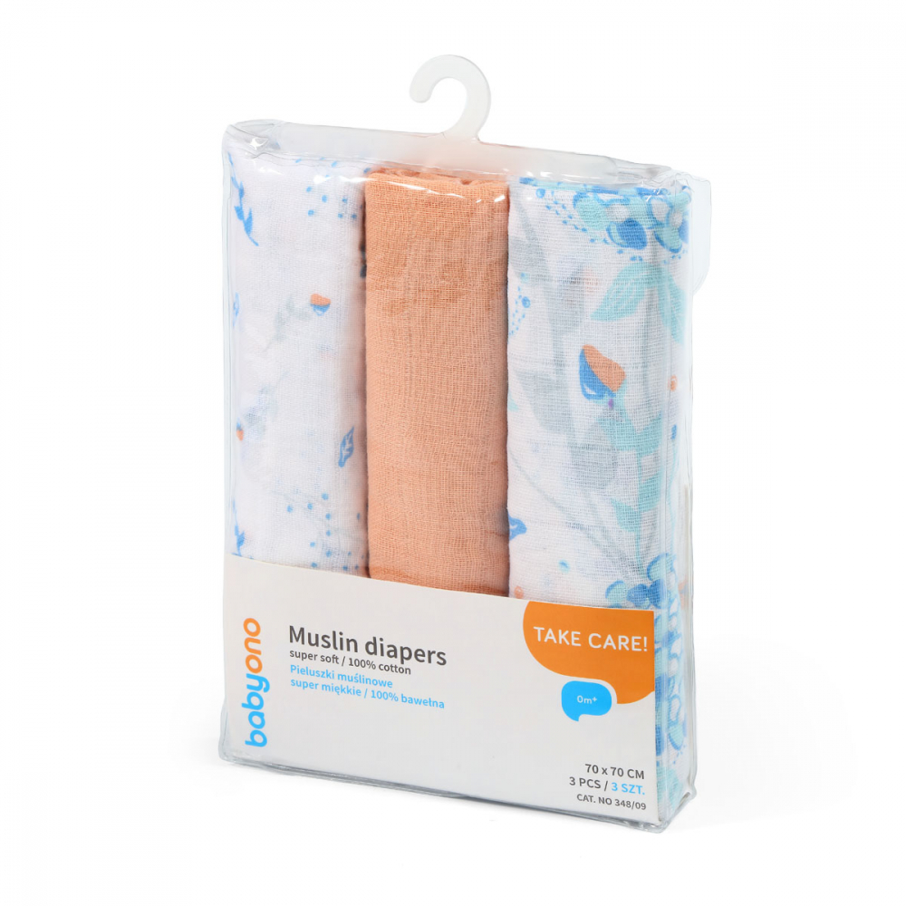 Scutece textile pentru bebelusi 3 buc BabyOno 09 - 5