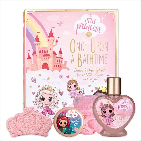 Set de baie cu aroma de cheesecake si capsuni Little Princess Accentra 150 ml