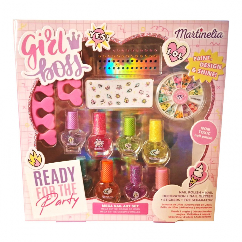 Set manichiura Super Girl Mega Nail Art Martinelia