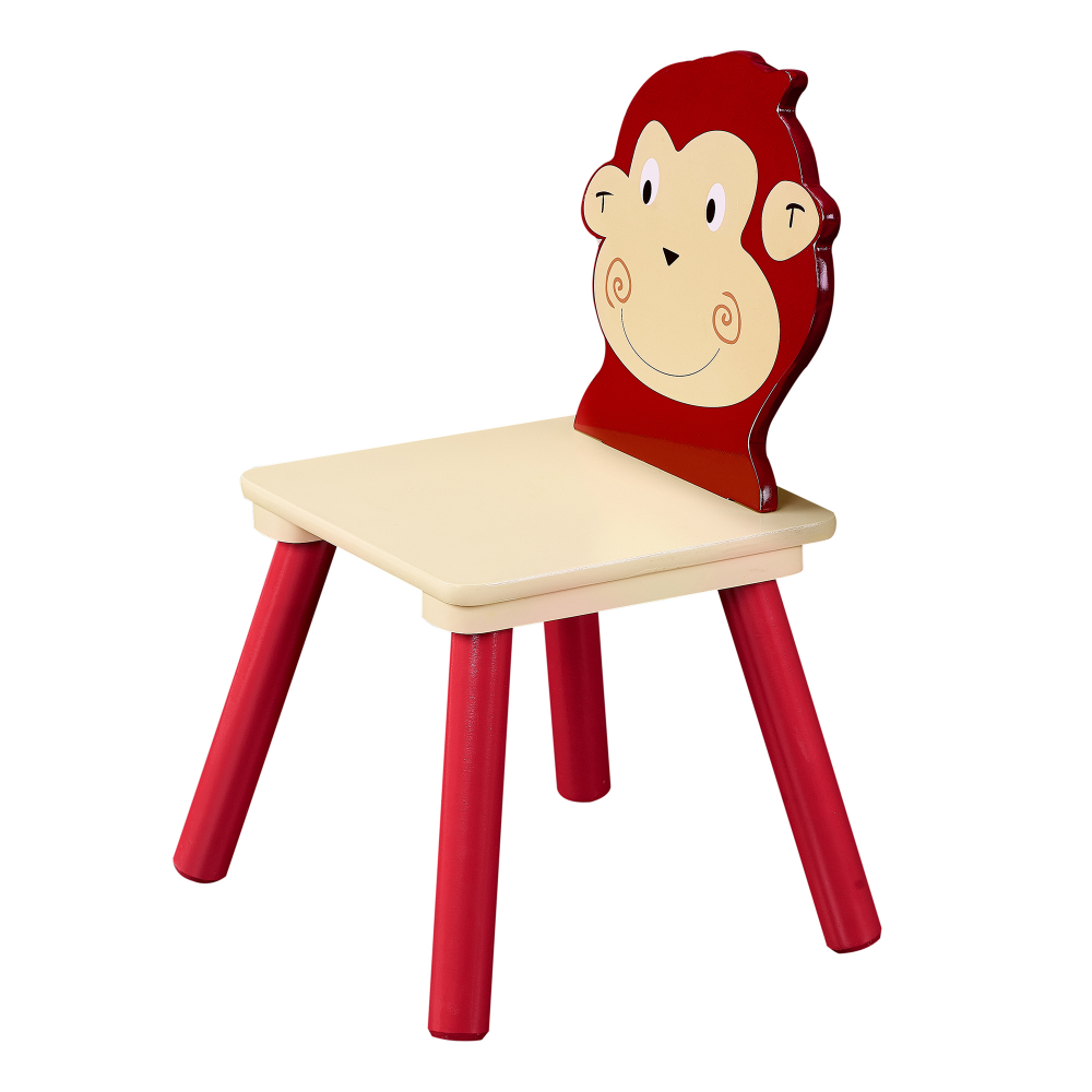 Set masuta cu 2 scaunele din lemn Ginger Home Animals - 8