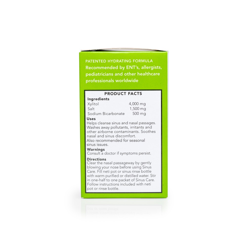 Poze Solutie salina pentru spalare nazala cu xylitol ingrediente naturale 20 plicuri x 6gr nichiduta.ro 