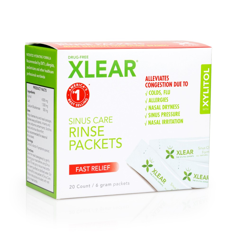 Poze Solutie salina pentru spalare nazala cu xylitol ingrediente naturale 20 plicuri x 6gr nichiduta.ro 