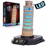Puzzle 3D CubicFun Turnul din Pisa editie luminoada 42 piese
