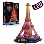 Puzzle 3D CubicFun Turnul Eiffel editie luminoasa 51 piese