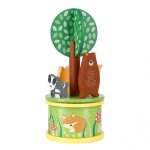 Carusel muzical Orange Tree Toys cu animale de padure