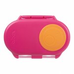Caserola compartimentata Snackbox B.Box roz cu portocaliu
