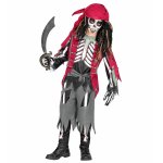 Costum Pirat schelet copii 5 - 7 ani / 128 cm