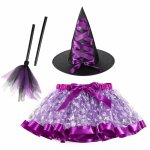 Costum de Vrajitoare Magica Purple 3 piese 3-7 ani