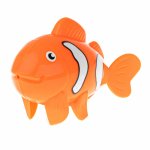Jucarie de baie cu cheita Orange Fish 12x7cm