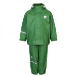 Set jacheta+pantaloni ploaie si windstopper CeLaVi Jungle Green 130 cm