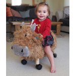 Jucarie Ride on animal toy vacuta Hubert Highland pentru copii Little Bird Told Me