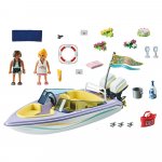 Set constructie Playmobil Luna de miere cu barca de viteza