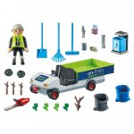 Set constructie Playmobil Maturator de strazi cu vehicul