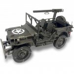 Puzzle 3D Piececool Masina Militara Willys MB metal 221 piese