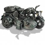 Puzzle 3D Piececool Motocicleta 750 metal 193 piese