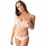 Sutien tip bustiera pentru alaptat Klara M Beige