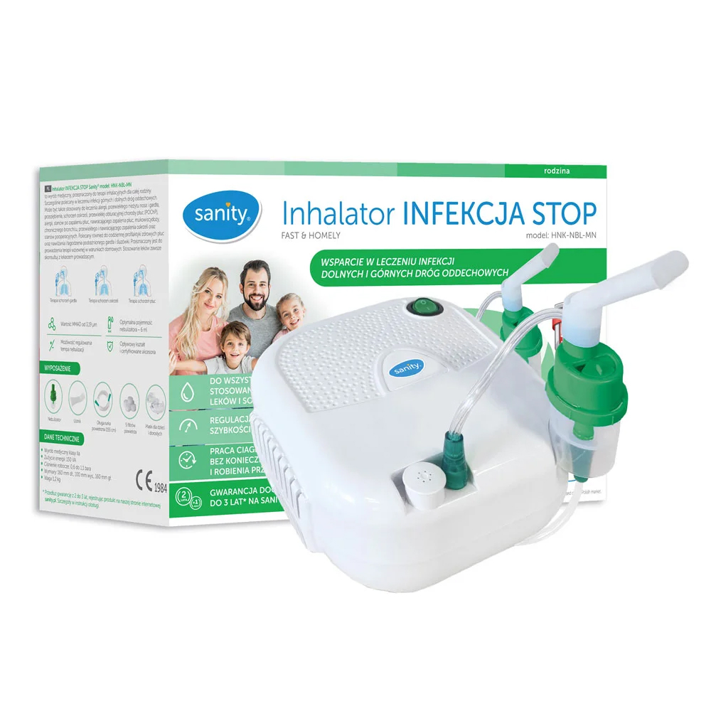 de la cate luni poti face aerosoli bebelusi Aparat aerosoli Sanity Stop Infectie masca pentru bebelusi copii si adulti alb