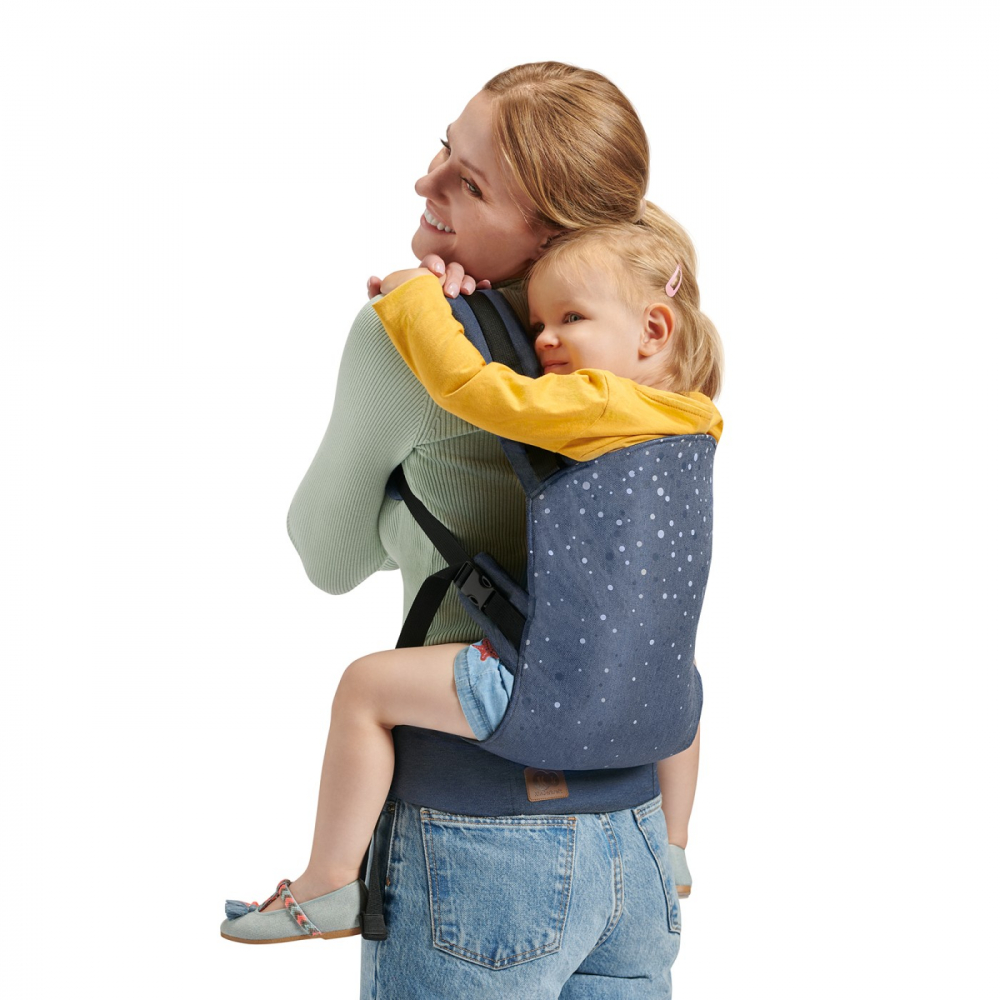 Marsupiu ergonomic Kinderkraft Nino pana la 20 kg confetti denim - 3 | YEO