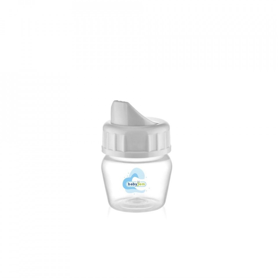 Cana si biberon din sticla BabyJem 30 ml gri - 1 | YEO