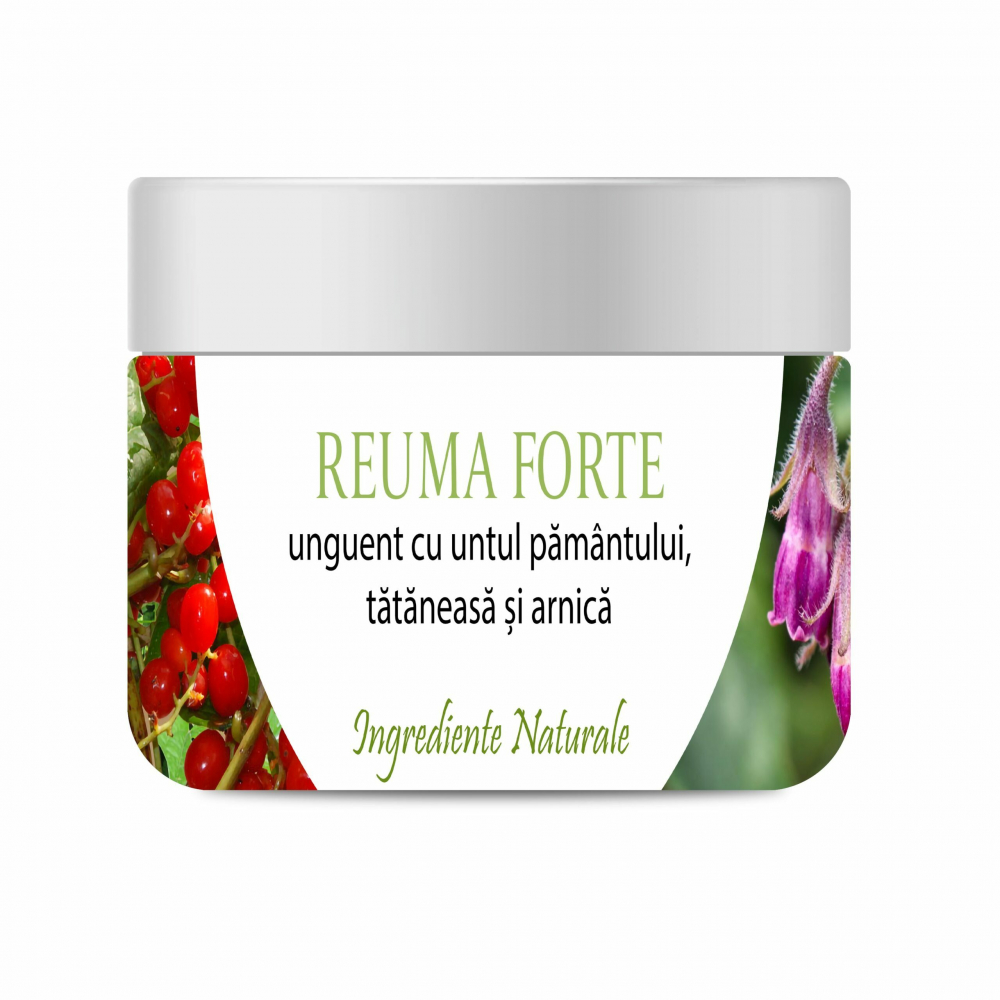 Unguent cu untul pamantului tataneasa si arnica Bios Mineral Plant Reuma Forte 100 natural 150 ml