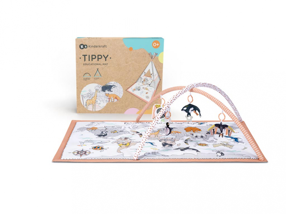 Saltea educativa 3 in 1 Kinderkraft Tippy