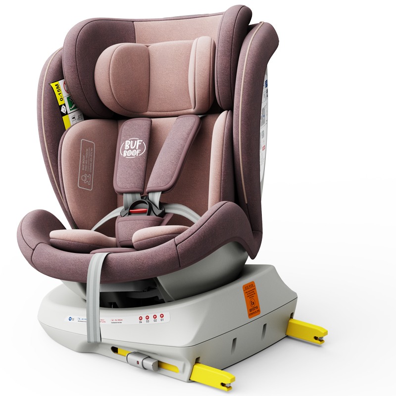 Scaun Auto Tweety Plus Deluxe Buf Boof i-size rotativ 360 cu Isofix 40-150 cm LightPurple - 2