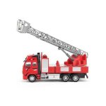 Camion de pompieri Toi-Toys metalic la scara 1:38 25 cm