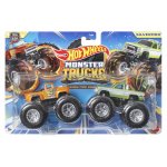 Set 2 masini Hot Wheels Monster Truck Hi-Tail Hauler si Silverado scara 1:64