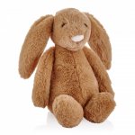 Jucarie din plus pentru copii BabyJem The Bestie Bunny maro deschis 30 cm