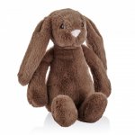Jucarie din plus pentru copii BabyJem The Bestie Bunny maro inchis 30 cm