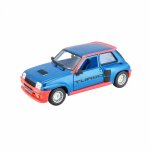 Macheta masinuta Bburago Renault 5 Turbo albastru-rosu scara 1:24