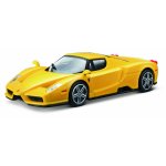 Macheta masinuta Bburago Ferrari Enzo galben scara 1:43
