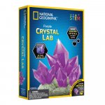 Kit creativ National Geographic Laborator de crestere cristale violet