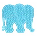Planseta transparenta Hama Maxi elefant