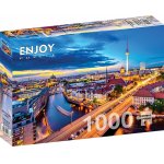 Puzzle Enjoy Berlin Cityscape by Night 1000 piese