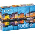 Puzzle Enjoy Copenhagen Old Harbor 1000 piese