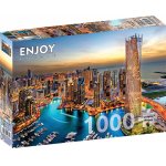Puzzle Enjoy Dubai Marina at Night 1000 piese