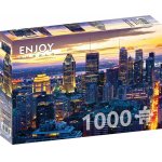 Puzzle Enjoy Montreal Skyline by Night Canada 1000 piese