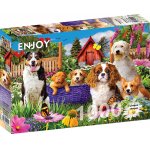 Puzzle Enjoy Puppy Patch 1000 piese