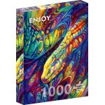 Puzzle Enjoy Rainbow Snake 1000 piese