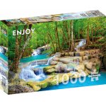 Puzzle Enjoy Turquoise Waterfall Thailand 1000 piese