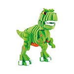 Puzzle 3D Toi-Toys Dino T-Rex 104 piese verde
