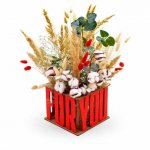 Puzzle 3D EWA Vaza decorativa For you lemn 14 piese