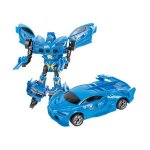 Robot transformabil in masina Sport Roboforces Toi-Toys 26 cm albastru