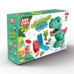 Set creativ plastilina ArtCraft Dinozaur cu 5 culori