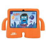 Tableta copii SMART TabbyBoo Kuby Fun 64GB Android 12 Wi-Fi ecran 7 inch 1000 jocuri si activitati educative pentru copii orange