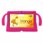 Tableta copii SMART TabbyBoo Mango Fun 4GB RAM Android 12 Wi-Fi ecran 7 inch 1000 jocuri si activitati educative pentru copii dark pink